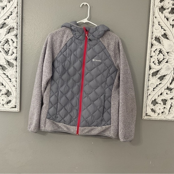 Columbia Women's Techy Hybrid™ Fleece gray size Large - Picture 1 of 8
